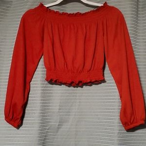 Long sleeves crop top